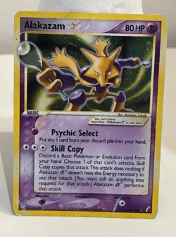 Pokemon Alakazam Star 99/100 Ultra Rare Holo Crystal Guardians 80HP 2006 Card - Image 1