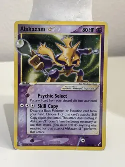 Pokemon Alakazam Star 99/100 Ultra Rare Holo Crystal Guardians 80HP 2006 Card - Image 2