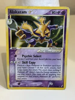 Pokemon Alakazam Star 99/100 Ultra Rare Holo Crystal Guardians 80HP 2006 Card - Image 4