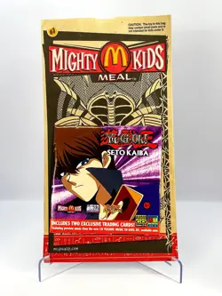 2002 Yu-Gi-Oh McDonalds Promo Bag SEALED Seto Kaiba CD with Card Pack - YUGIOH - Image 1