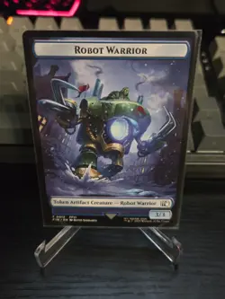 Sephiroth, One-Winged Angel / Robot Warrior Token MTG Final Fantasy NM - Image 2