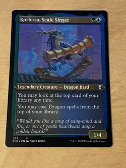 Korlessa, Scale Singer Etched FOIL Commander Legends Battle for Baldur's Gate NM - Image 1