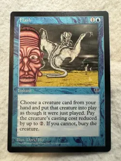 MTG - Flash - Never Played! - Mirage - NM+ - Rare - EN - Regular - Image 1