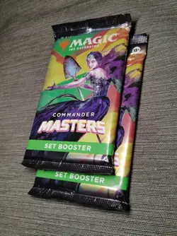 2x Commander Masters Set Booster Pack - Magic The Gathering - MtG - NEW SEALED - Image 3