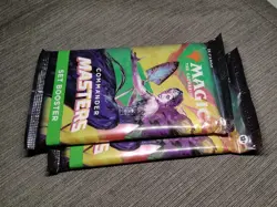 2x Commander Masters Set Booster Pack - Magic The Gathering - MtG - NEW SEALED - Image 4
