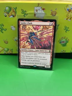 Magic The Gathering Spider-Punk 0092 Rare Non-Foil NM! - Image 1
