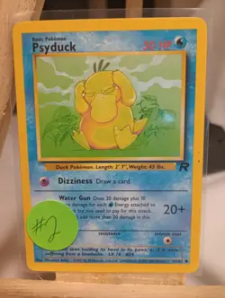 Pokemon English MP Psyduck 65/82 Team Rocket Free Shipping! - Image 1