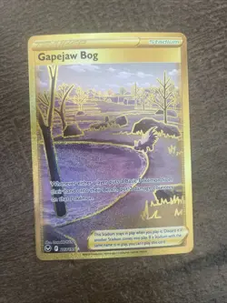 Gapejaw Bog 213/195 SWSH12: Silver Tempest Secret Rare Pokemon TCG NM Free Ship - Image 1