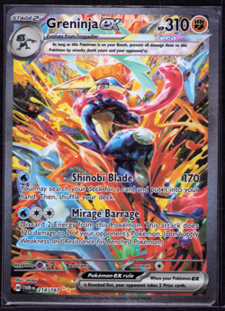Greninja ex 214/167 Sv06: Twilight Masquerade Special Illustration Rare Pokemon - Image 1