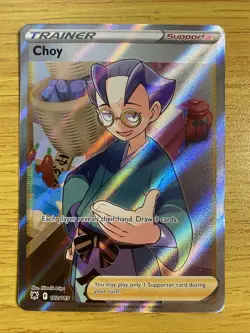 Pokemon TCG Choy Astral Radiance Holo 182/189 Full Art Ultra Rare - Image 1