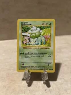 Pokemon Vintage TCG Bulbasaur Shadowless 44/102 1999 - Image 1