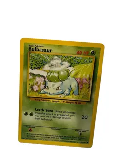 Shadowless Bulbasaur 44/102 Base Set Unlimited LP Pokemon WOTC TCG - Image 1