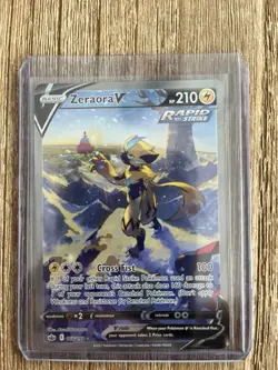 Zeraora V Alt Art 166/198 - Rapid Strike - Chilling Reign - NM/M Pokemon - Image 1