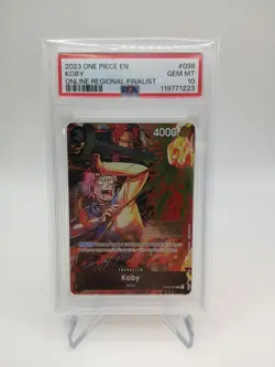 Koby (Online Regional 2023) [Finalist] OP02-098 One Piece Foil PSA 10 - Image 1