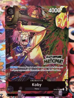 KOBY - One Piece TCG OP02-098 - PROMO - 2023 Offline Participant - Regional 2023 - Image 1