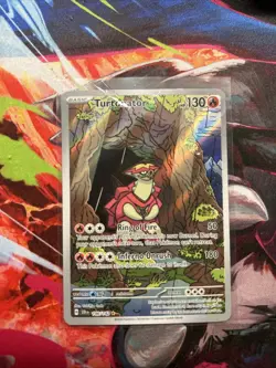 Pokemon Card Turtonator 146/142 Stellar Crown Illustration Rare Near Mint - Image 1