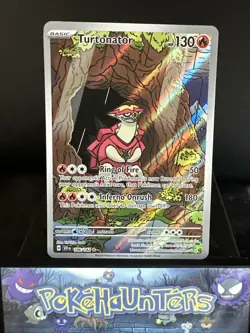 Pokemon Card Turtonator 146/142 Stellar Crown Illustration Rare Near Mint - Image 1