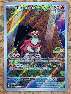 Pokemon Card TCG - Turtonator 146/142 Illustration Rare Stellar Crown Near Mint - Image 2