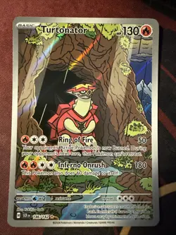 Turtonator - 146/142 - Stellar Crown - Illustration Rare - NM/M - Pokemon Card - Image 1