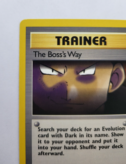 The Boss's Way 73/82 - 1st Edition Team Rocket Vintage Pokemon Card - NM - Image 3