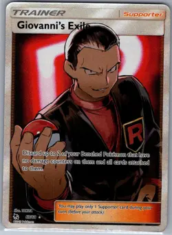 Giovanni's Exile (Full Art) 67/68 Hidden Fates - Pokemon Card - NM - Image 1