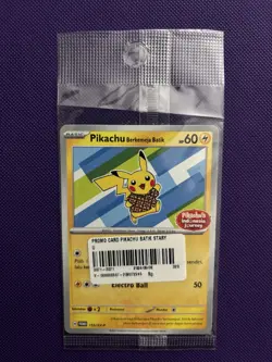Pikachu Berkemeja Batik 155/SV-P Indonesia Promo Sealed Pokemon Card; US seller - Image 1