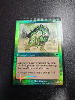 MTG Crimp Card Leery Fogbeast 273 Foil Magic The Gathering English - Image 1