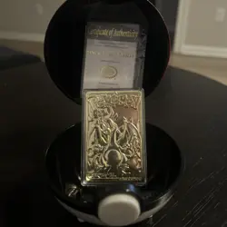 1999 Charizard Pokemon Trading Card 23K Gold Plated Limited Edition Burger King - Image 1