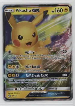 Pikachu GX Pokemon Sun & Moon Black Star Promo #SM232 - Image 1