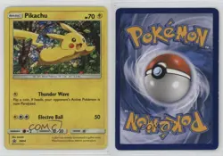 Pikachu (Sequin Holo - General Mills Sun & Moon) Pokemon Black Star Promo #SM04 - Image 3