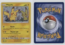 Pikachu Holo Pokemon Sun & Moon Black Star Promo #SM162 - Image 3