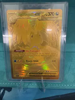 Pokemon TCG: Ascended Heroes MEGA DRAGONITE EX 295/217 GOLD HYPER RARE NM - Image 1