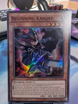 YuGiOh! Beginning Knight MP16-EN123 Super Rare 1st Ed - Image 1