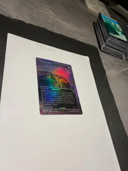 Magic the Gathering MTG Fishing Gear x1 Borderless FOIL Card NM/M - Image 2