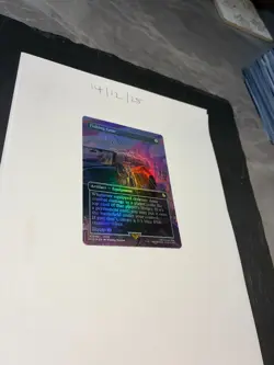 Magic the Gathering MTG Fishing Gear x1 Borderless FOIL Card NM/M - Image 2