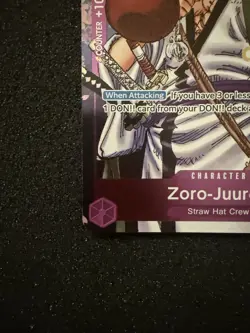 One Piece TCG Zoro-Juurou Nationals Championship Event Pack 2025-26 NM STAMPED - Image 2