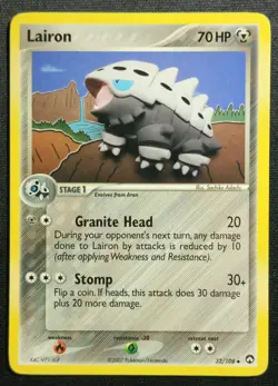 Lairon 32/108 - 2007 Power Keepers Uncommon Pokemon Card Regular MP - Image 1