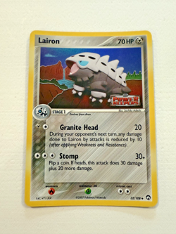 Lairon 32/108 EX Power Keepers Holo Foil Stamped Pokemon Vintage 2007 NEAR MINT - Image 1