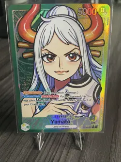 One Piece TCG English Wings of the Captain OP06-022 Yamato Leader Alt Art Mint - Image 1