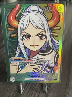 One Piece TCG English Wings of the Captain OP06-022 Yamato Leader Alt Art Mint - Image 2