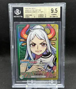 One Piece TCG English Wings of the Captain OP06-022 Yamato Leader Alt Art Mint - Image 1