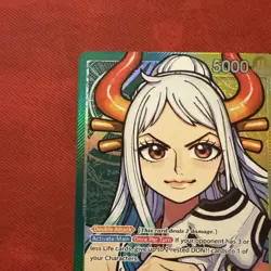One Piece TCG English Wings of the Captain OP06-022 Yamato Leader Alt Art NM - Image 2