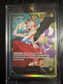 Yamato OP06-022 Gold Text Parallel EB02 Anime 25th Anniversary One Piece TCG NM - Image 1