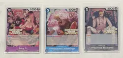 One Piece Judge Pack (18x) Cards Dressrosa Gold Stamped English Foil Rebecca Etc - Image 2