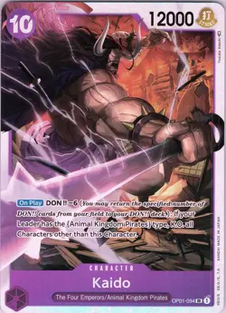 Kaido OP01-094 SR - One Piece TCG Romance Dawn - English - Foil (NM) - Image 1