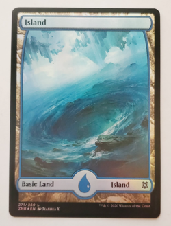 1x Island Full Art FOIL (271) Zendikar Rising MTG Magic the Gathering NM - Image 1