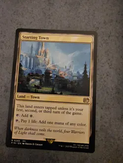 Starting Town 289 Final Fantasy Magic the Gathering Regular Rare - Image 1
