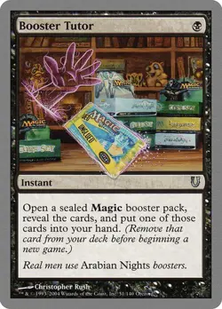 MTG Booster Tutor x1 Unhinged LP Magic the Gathering Free Shipping - Image 1