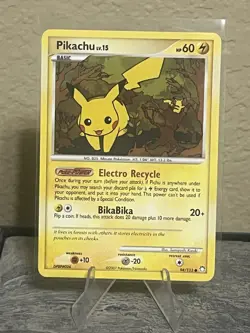 Pikachu 94/123 2007 Pokemon TCG Mysterious Treasures Regular Non Holo MP - Image 1