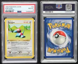 Porygon Shadowless 1st Ed. Pokemon Base Set PSA 8 1999 - Image 3
